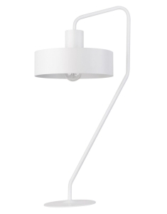 Lampka wysoka metalowa biała JUMBO 50109