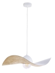 Lampa wisząca kapelusz biało-złota KAPELLO M ø 55cm 32345