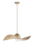 Lampa wisząca kapelusz złota KAPELLO M  ø 55cm 32348