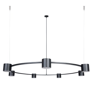 Lampa wisząca KODO 7xGX53 czarny 41336