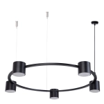 Lampa wisząca KODO 5xGX53 czarny 41335