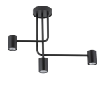 Lampa sufitowa nowoczesna czarna LUIS 3 33420