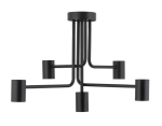 Lampa sufitowa nowoczesna czarna LUIS 5 33422