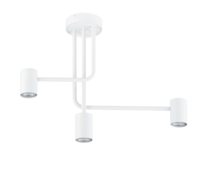Lampa sufitowa nowoczesna biała LUIS 3 33421