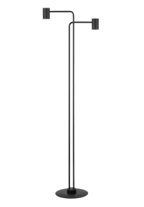 Lampa podłogowa czarna LUIS 50355