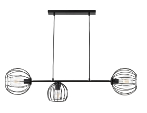 Lampa wisząca druciana czarna MADAM 3 32370
