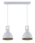 Lampa wisząca loftowa biało-złota  MARS 2 32259