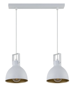 Lampa wisząca loftowa biało-złota  MARS 2 32259