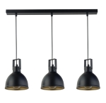 Lampa wisząca loftowa czarno-złota  MARS 3 32262