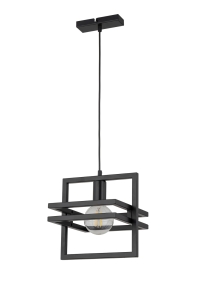Lampa wisząca industrialna czarna MERCI 1 32388