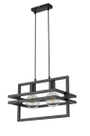 Lampa wisząca industrialna metalowa czarna MERCI 2 32391