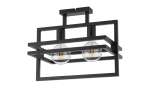 Plafon loftowy metalowy czarny MERCI 2 32403