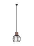 Lampa wisząca druciana loftowa brąz MILAN 1 31570