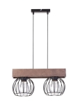 Lampa wisząca druciana loftowa brąz MILAN 2 31572