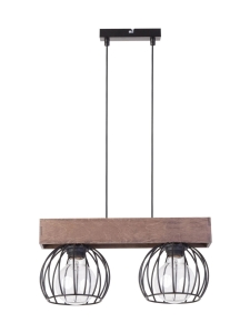 Lampa wisząca druciana loftowa brąz MILAN 2 31572