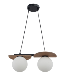 Lampa wisząca boho szklane klosze MIRROR 2 33298