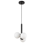 Lampa wisząca kule PERLA 3 czarny 33486