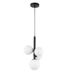 Lampa wisząca kule PERLA 4 czarny 33487