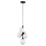 Lampa wisząca kule PERLA 5 czarny 33488