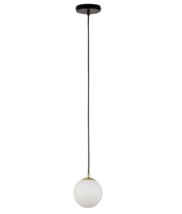 Lampa wisząca mleczna kula PIANO 1 33658