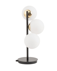 Lampka z białymi kulistymi kloszami PIANO 50364