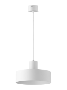 Lampa wisząca metalowa biała RIF 1 M 30902