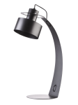 Lampka stołowa loft czarna RIF 50065