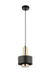 Lampa wisząca metalowa czarno - złota RIF LUX 1 S 40718