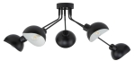 Lampa sufitowa ROY 5 czarno-biały 32433