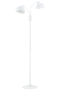 Lampa podłogowa podwójna biała ROY 50329