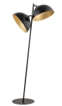 Lampa podłogowa kopuły czarno-złota SFERA 50337