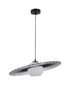 Lampa wisząca druciana czarna SOL 32038