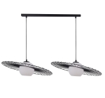 Lampa wisząca druciana czarna SOL 2  /  32040