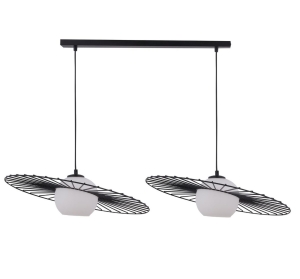 Lampa wisząca druciana czarna SOL 2  /  32040