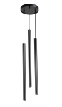 Lampa wisząca czarna  SOPEL 3 koło 33622