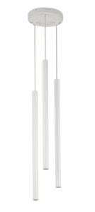 Lampa wisząca sople biała SOPEL 3 koło 33623