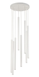 Lampa wisząca sople biała SOPEL 8 koło 33629