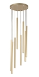 Lampa wisząca sople złota  SOPEL 8 koło 33630