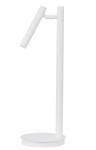 Lampka nocna minimalistyczna biała Sopel 50196
