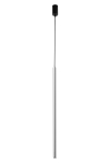 Lampa wisząca rurka SOPEL LUX 1 długi czarno-srebrna 40743