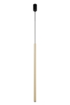 Lampa wisząca rurka SOPEL LUX 1 długi czarno-złoty szczotkowany 40747