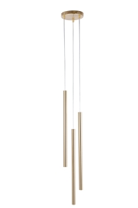 Lampa wisząca SOPEL PREMIUM 3 KOŁO złoty szczotkowany 40958