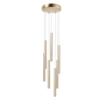 Lampa wisząca SOPEL PREMIUM 7 KOŁO złoty szczotkowany 40960