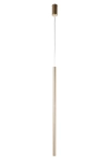 Lampa wisząca SOPEL PREMIUM 1 długi złoty szczotkowany 40963