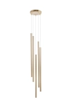 Lampa wisząca SOPEL PREMIUM 5 KOŁO długi złoty szczotkowany 40965