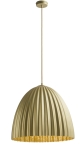 Lampa wisząca duży klosz złota TELMA 50 32301