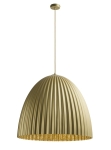 Lampa wisząca duży klosz złota  TELMA 70 32300