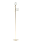 Lampa podłogowa kulki mleczne złota TES 50362