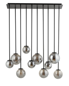 Lampa sufitowa kulki szary TULIA 10 długi 33490