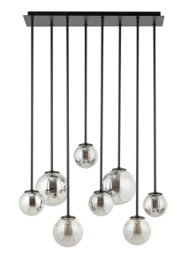 Lampa sufitowa kulki szary TULIA 8 długi 33494